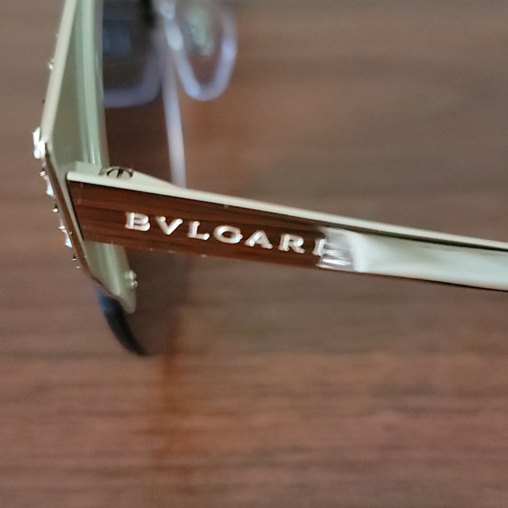 💙2xHP💙Bvlgari 54mm Cat Eye Rnd Gradient Sunglasses - Picture 11 of 16